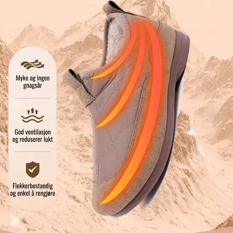 Thermoschuhe mit Reißverschluss für den Outdoor-Bereich, Damen