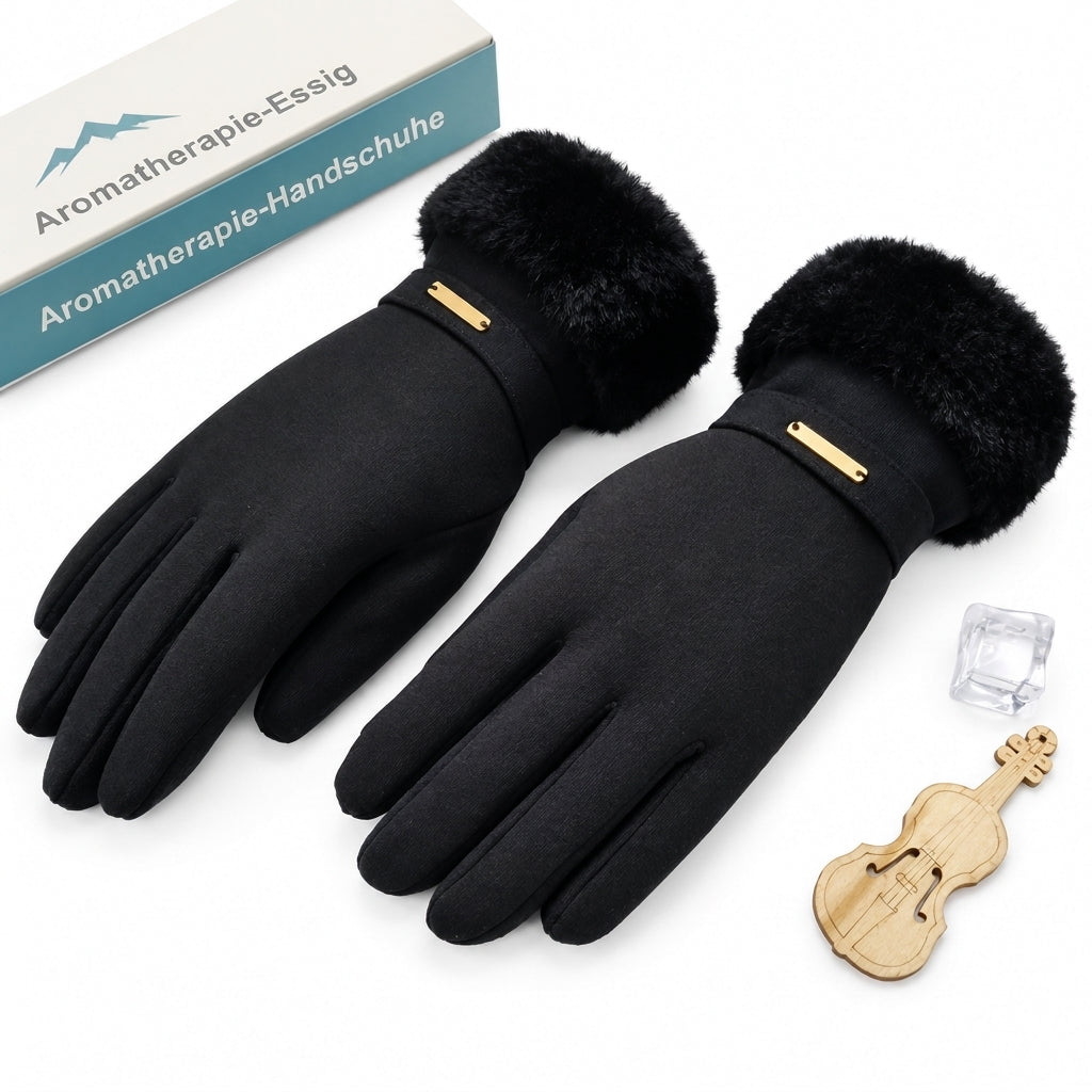 Damen Winter Thermo Touchscreen Handschuhe Winddichte Warme Handschuhe für Outdoor Radfahren und Autofahren