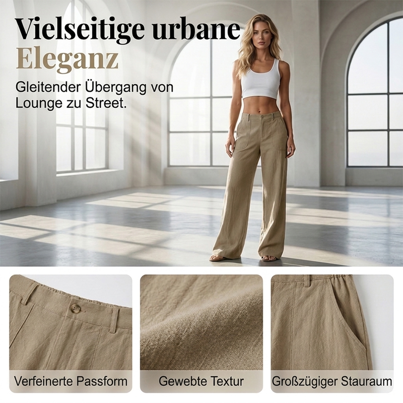 🔥🔥 Damen-Casual-Hose mit weitem Bein