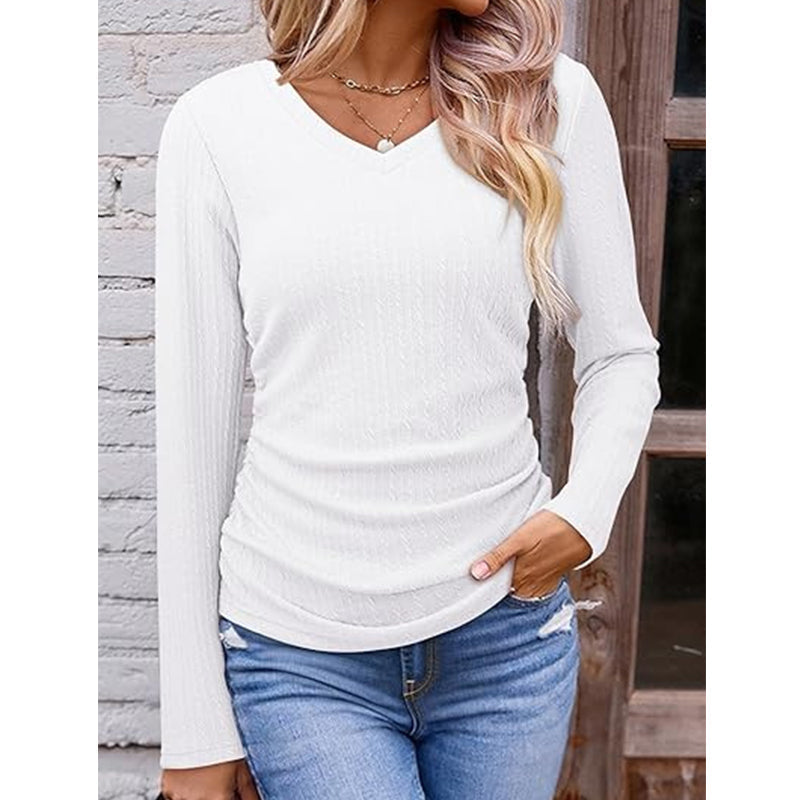 🥳Wiederkäufer-Rate über 90%!🥳 Elegantes Damen-Strickoberteil mit V-Ausschnitt