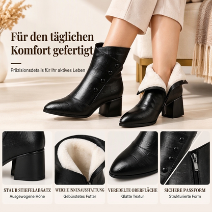 🌟Nr. 1 in der Kategorie!🌟 Damen Stiefeletten aus weichem PU-Leder