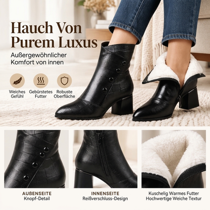 🌟Nr. 1 in der Kategorie!🌟 Damen Stiefeletten aus weichem PU-Leder