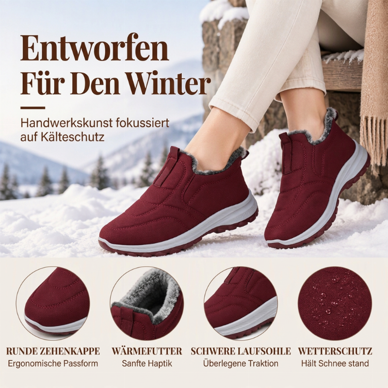 ❄️🥾 Unisex Winter Warm Rutschfeste Slippers | Keine kalten Füße, kein Ausrutschen auf glatten Böden – Warm, sicher & bequem für Zuhause ✨