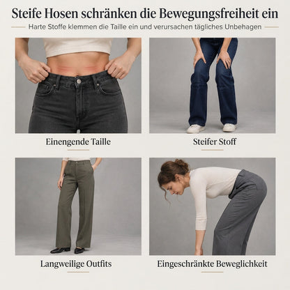 📢🎉50%Rabatt!!!🛍️✨Damen Freizeit Jeans Leopard Muster Blau