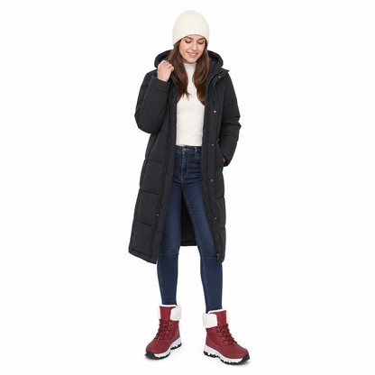 🚨Heiß begehrt! 50% Rabatt!🚨 Damen Winter-Schneestiefel, verdickte Mittelschaft-Stiefel für Outdoor-Reisen, in Übergröße