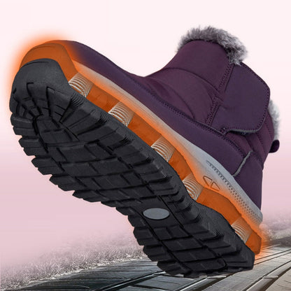 ❄️ Unisex Schneestiefel mit Plüschfutter – Kuschelig warm, rutschfest, wintertauglich 🔥