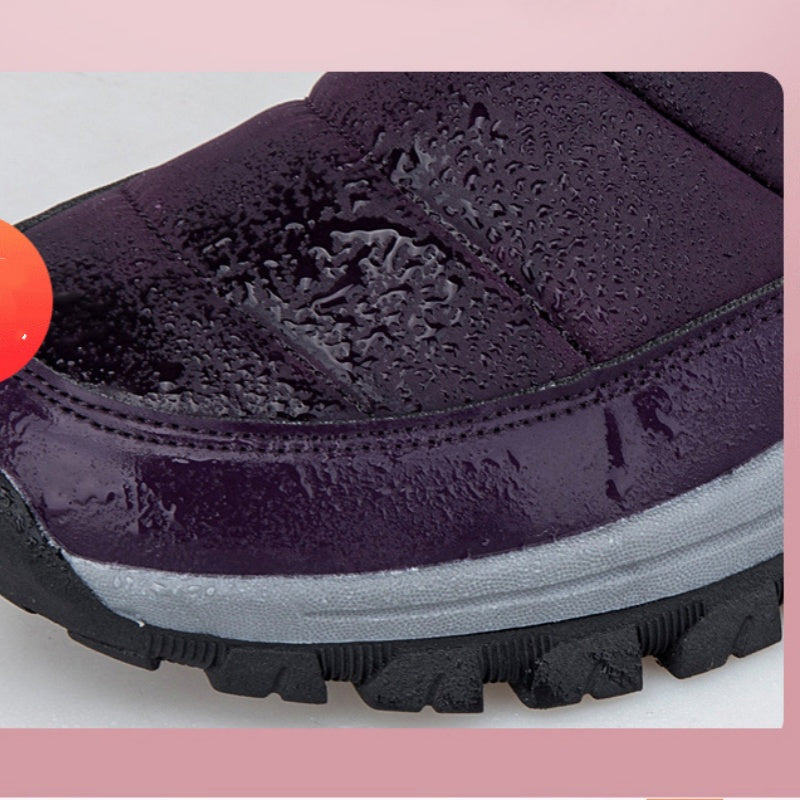 ❄️ Unisex Schneestiefel mit Plüschfutter – Kuschelig warm, rutschfest, wintertauglich 🔥