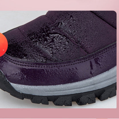 ❄️ Unisex Schneestiefel mit Plüschfutter – Kuschelig warm, rutschfest, wintertauglich 🔥