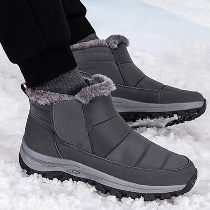 ❄️ Unisex Schneestiefel mit Plüschfutter – Kuschelig warm, rutschfest, wintertauglich 🔥