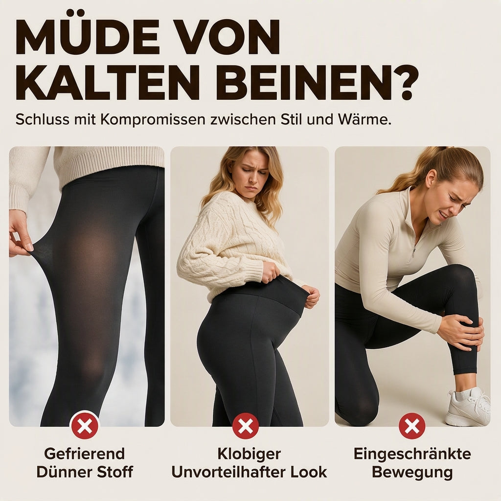 🛍️✨Warme Yoga-Hose für Damen mit hohem Bund