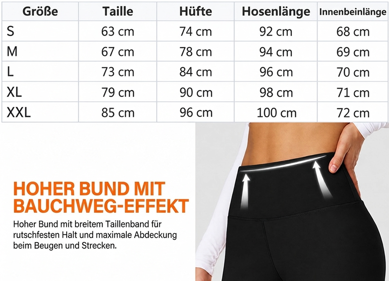🛍️✨Warme Yoga-Hose für Damen mit hohem Bund