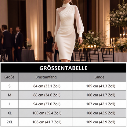 👗 Damen Bodycon-Kleid aus Netzstoff | Kein kratzendes Material, kein langweiliger Partylook – Stehkragen, figurbetont & selbstbewusst ✨