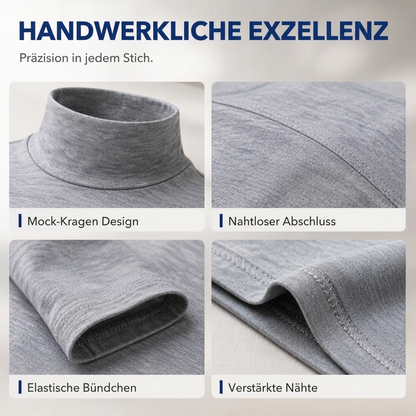 👔 Herren Slim-Fit Rollkragenoberteil | Kein sperriger Look, kein unbequemer Sitz – Schlanke Silhouette, weicher Rollkragen & alltagstauglich ✨