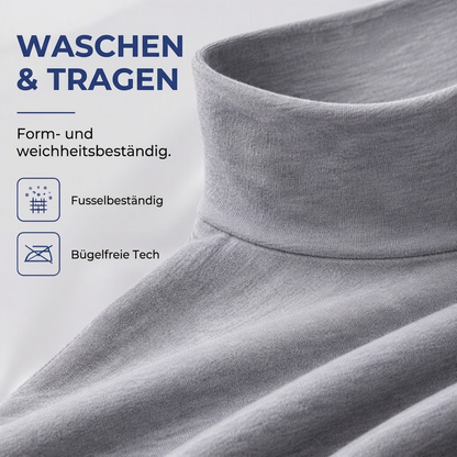 👔 Herren Slim-Fit Rollkragenoberteil | Kein sperriger Look, kein unbequemer Sitz – Schlanke Silhouette, weicher Rollkragen & alltagstauglich ✨