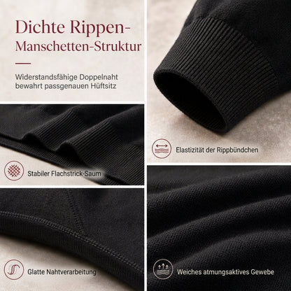 Einfarbiger, langärmliger Herren-Strickpullover – schlicht & vielseitig