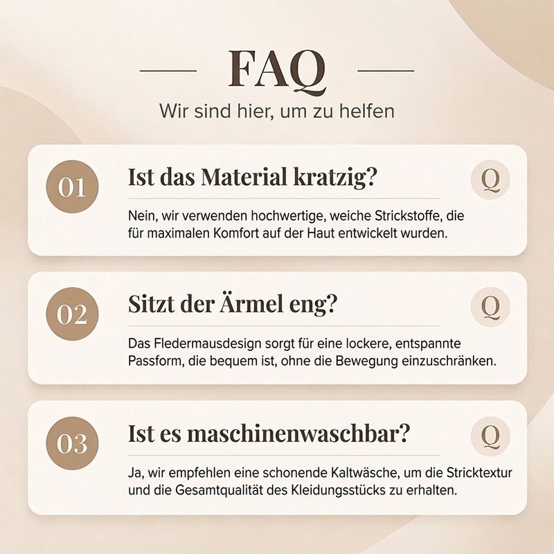 Damen Rollkragen Pullover mit Fledermausärmeln