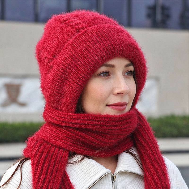 Warme Winterkapuzen Schal für Damen