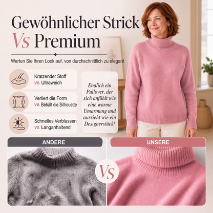 ⭐🧶Beliebt | Rollkragen-Wärme, Herbst- & Winter-Layer – Weicher Rollkragenpullover für Damen
