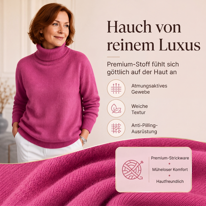 ⭐🧶Beliebt | Rollkragen-Wärme, Herbst- & Winter-Layer – Weicher Rollkragenpullover für Damen