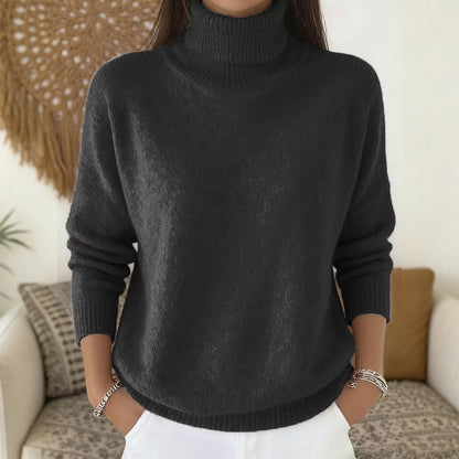 ⭐🧶Beliebt | Rollkragen-Wärme, Herbst- & Winter-Layer – Weicher Rollkragenpullover für Damen