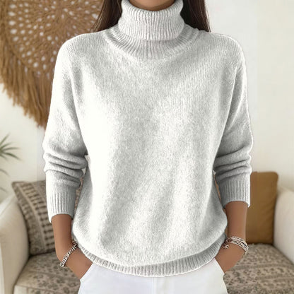 ⭐🧶Beliebt | Rollkragen-Wärme, Herbst- & Winter-Layer – Weicher Rollkragenpullover für Damen