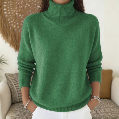 ⭐🧶Beliebt | Rollkragen-Wärme, Herbst- & Winter-Layer – Weicher Rollkragenpullover für Damen