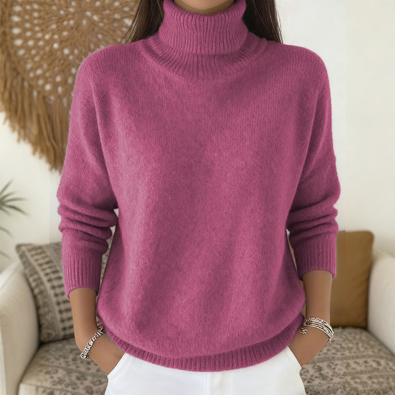 ⭐🧶Beliebt | Rollkragen-Wärme, Herbst- & Winter-Layer – Weicher Rollkragenpullover für Damen