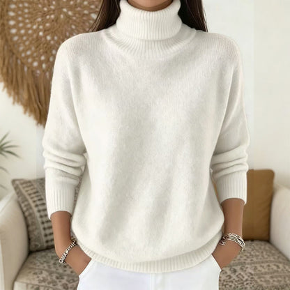 ⭐🧶Beliebt | Rollkragen-Wärme, Herbst- & Winter-Layer – Weicher Rollkragenpullover für Damen