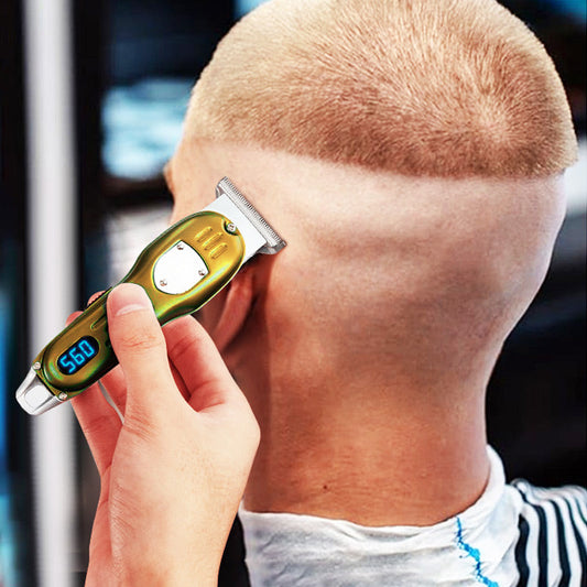 LCD цифрова машинка за подстригване на коса